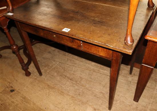 Single drawer writing table